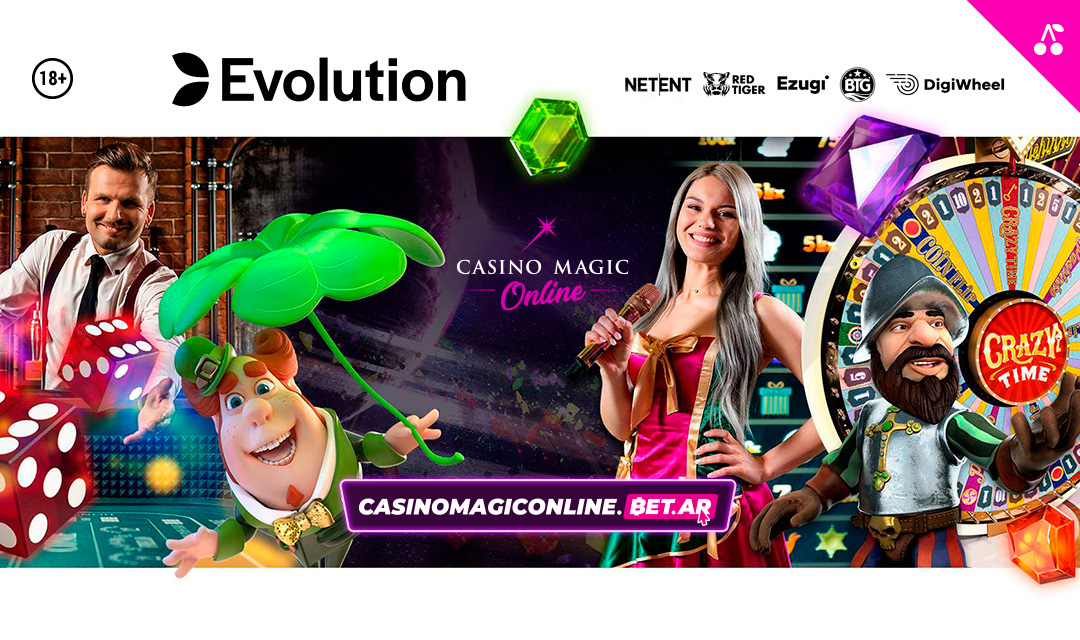 Casino Magic Online suma a EVOLUTION como nuevo proveedor
