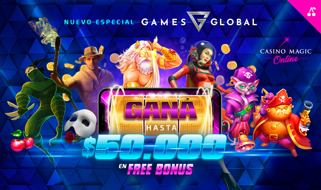 Nuevo torneo Games Global en Casino Magic Online
